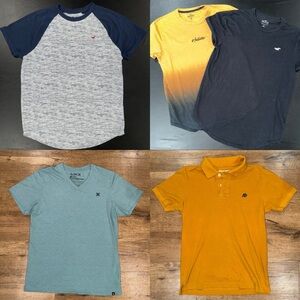 Men’s Hollister, Hurley, & Aeropostale Short Sleeve T-Shirt Lot (5) Size: Small